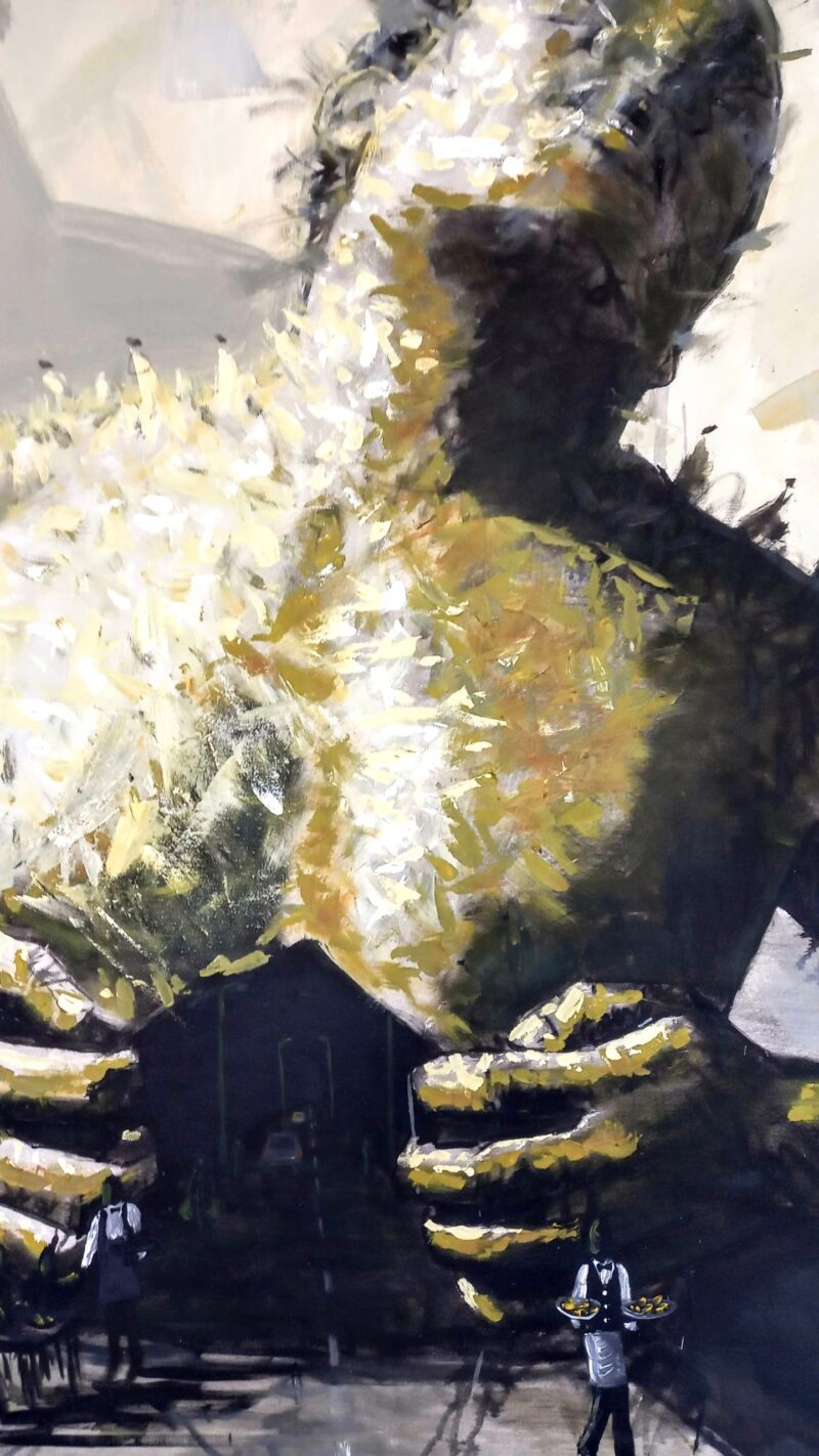 NISTY23 Acrylic on Canvas 120cm x 160cm 2020 - Image 3