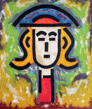 KK27 Mixed Medium on Board 80cm x 60cm 2020