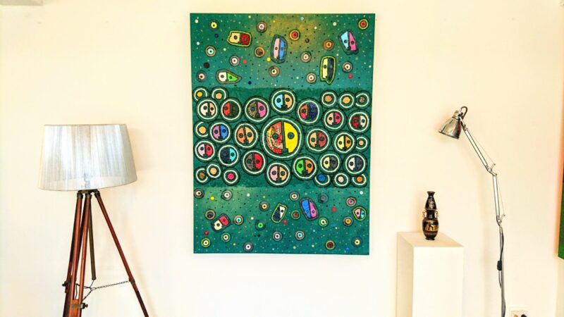 M32 Mixed Medium on Canvas 160cm x 120cm 2020 - Image 3