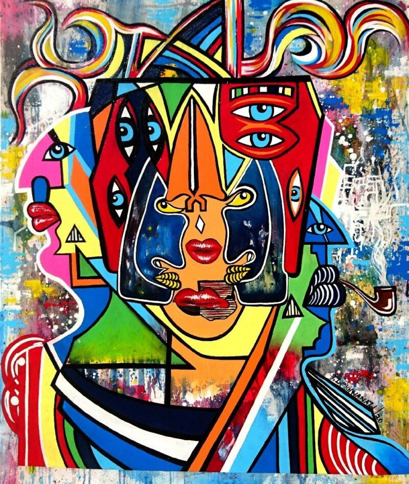 IM432 Mixed Medium on Canvas 130cm x 120cm 2020