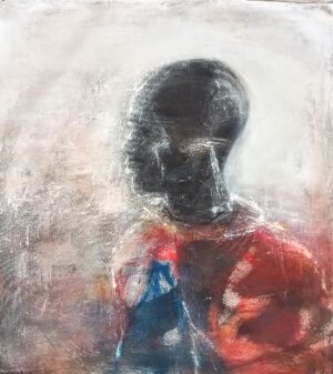 JN2242 Mixed medium on canvas 61cm x 51cm 2022 Unframed