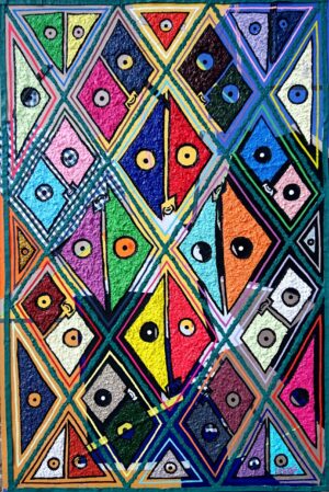 M33 Mixed Medium on Canvas 120cm x 80cm 2020