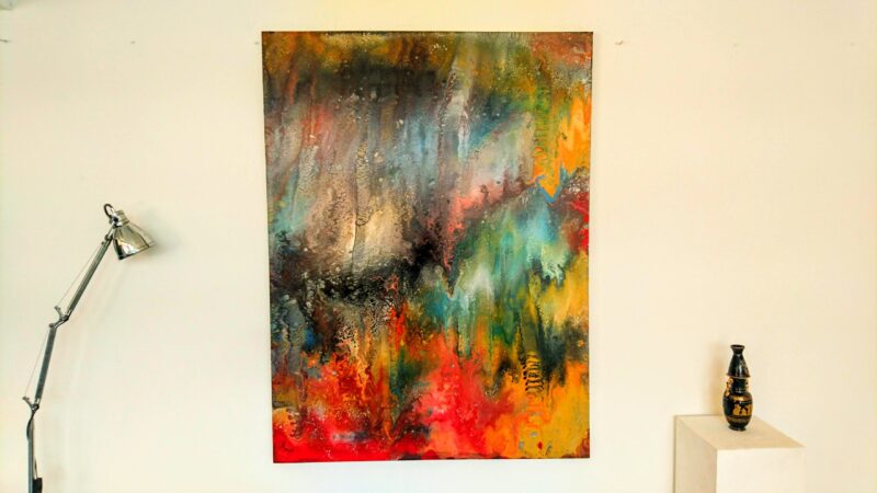 MIAMISH10~1 Enamel on Canvas 160cm x 120cm - Image 2
