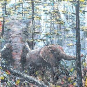 MM2280 Acrylic on Canvas 41cm x 39m 2022 Unframed