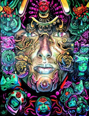 MP15 Acrylic on Canvas 160cm x 120cm 2020