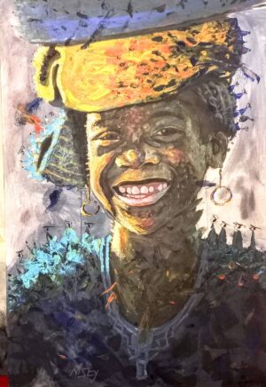 NISTY27 Acrylic on Canvas 120cm x 80cm 2021