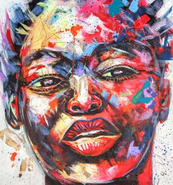 OM2236 Mixed Medium on Canvas 90cm x 84cm 2022 Living Artists Emporium