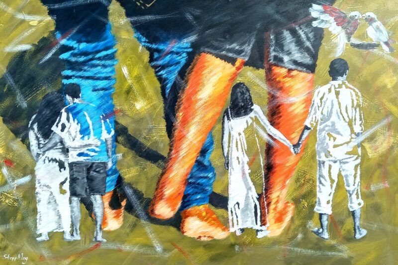 STOFFEL2115 Acrylic on Canvas 80cm x 120cm