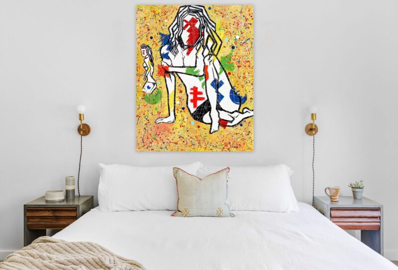 IM2124 Mixed Medium on Canvas 150cm x 120cm 2021 - Image 2