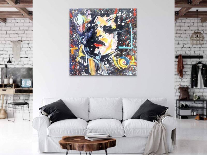 IM2277 Acrylic on Canvas 106cm x 106cm 2022 - Image 2