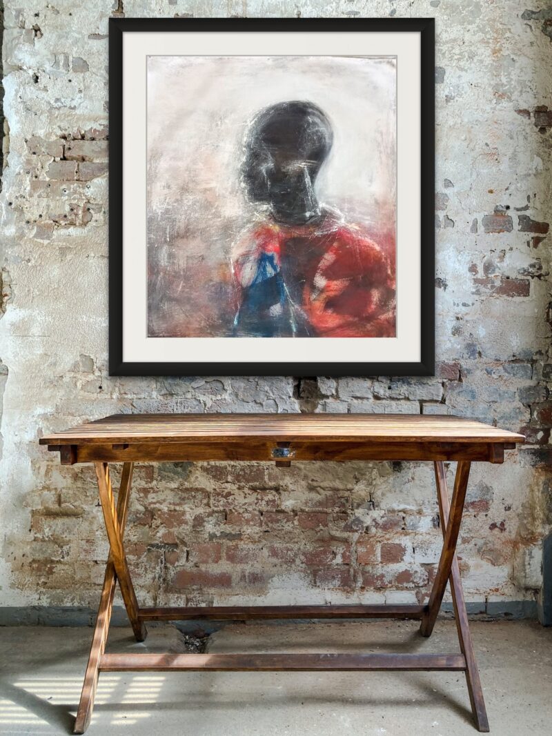 JN2242 Mixed medium on canvas 61cm x 51cm 2022 Unframed - Image 2