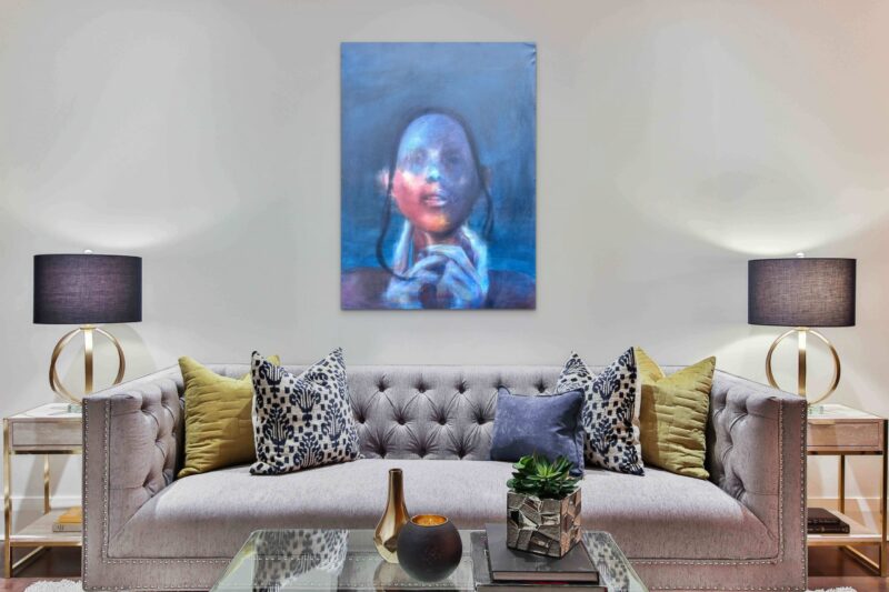 JN2134 Mixed Medium on Canvas 120cm x 80cm 2021 - Image 2